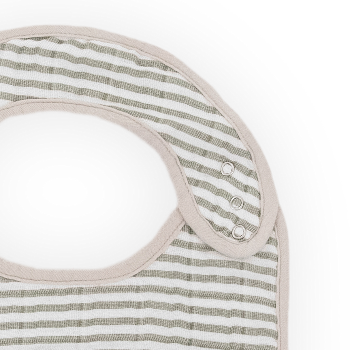 Cotton Muslin Classic Bib 3 Pack - Watercolor Roses - HoneyBug