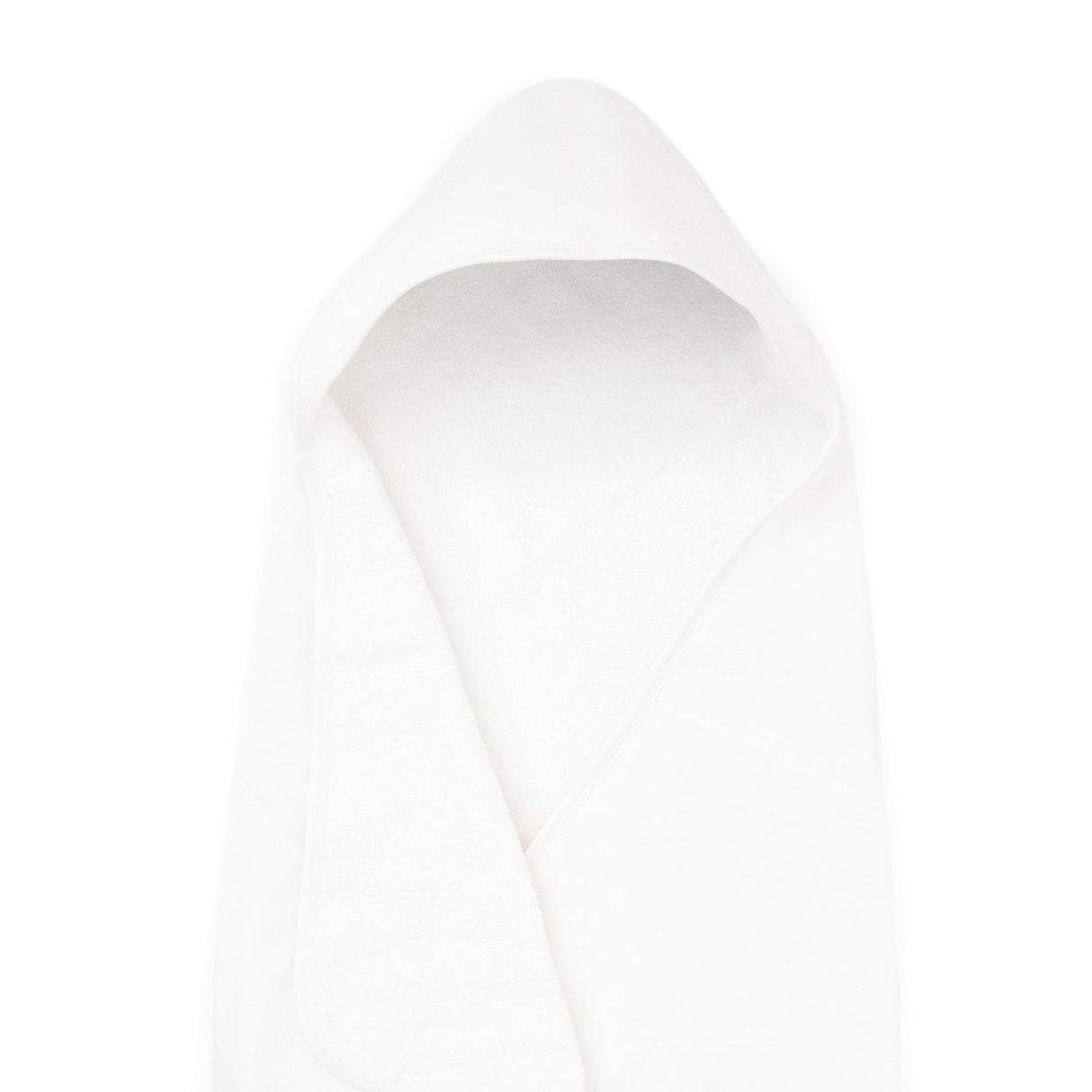 Infant Hooded Towel - White - HoneyBug