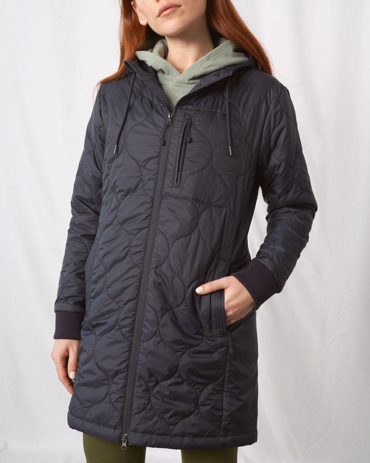 Bison Ultralight Long Liner Jacket - HoneyBug