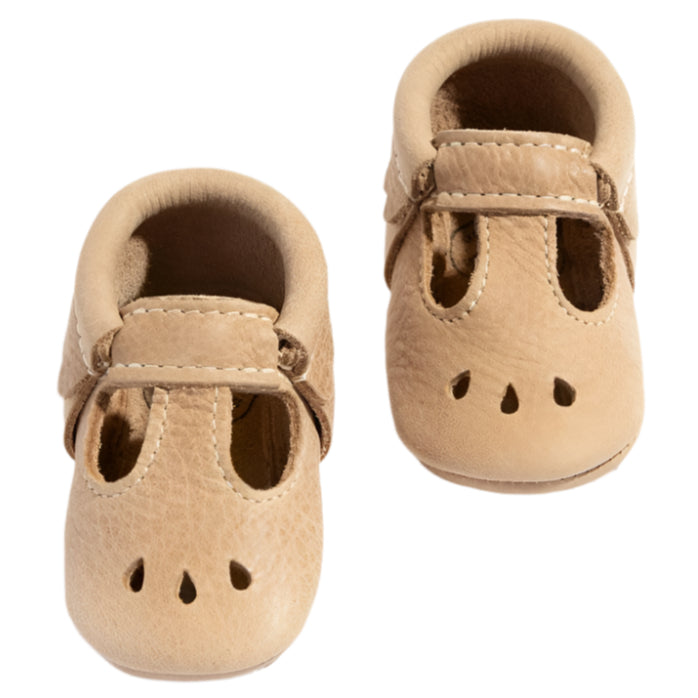 Weathered Brown Mary Jane Baby Shoe - HoneyBug