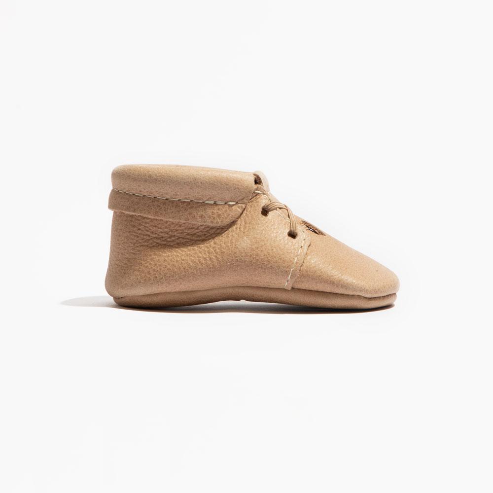 Weathered Brown Oxford Baby Shoe - HoneyBug