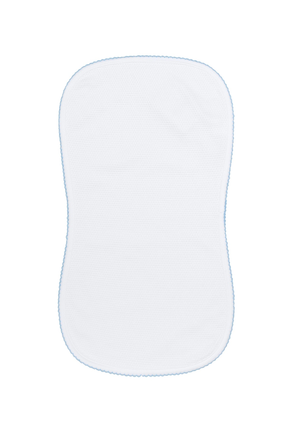 White Bubble Baby Burp Cloth - HoneyBug