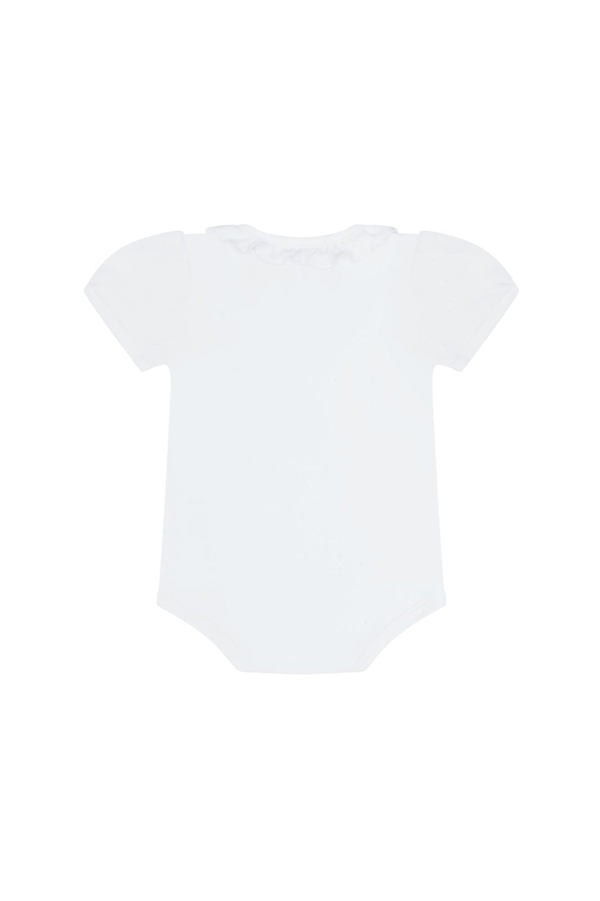 Ruffle Short Sleeve Onesie - HoneyBug
