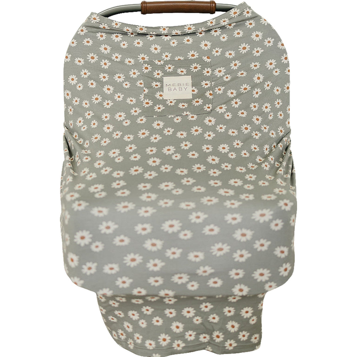 Light Green Daisy Bamboo Multi-Use Cover - HoneyBug