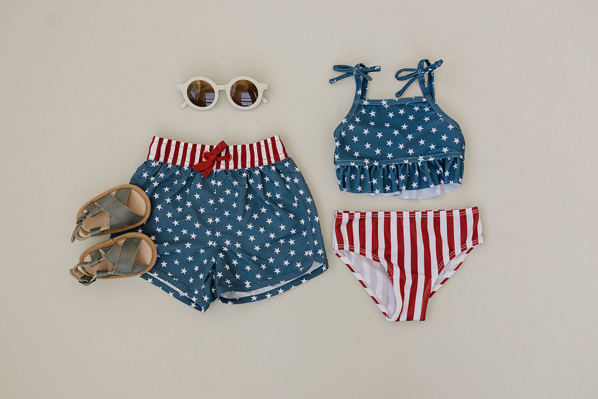 Stars and Stripes Bikini Set - HoneyBug