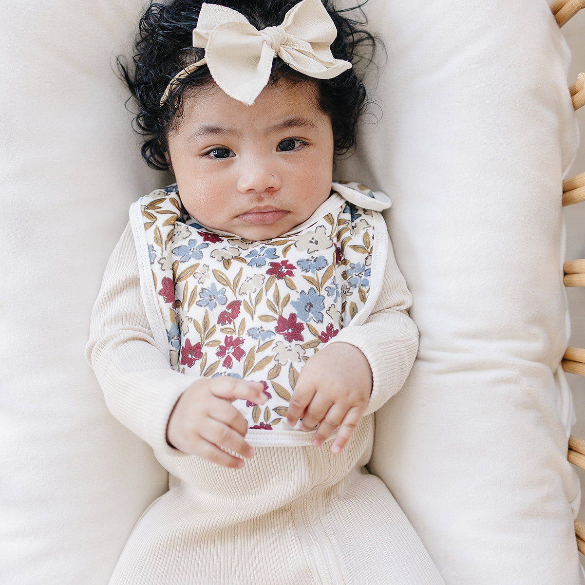 Desert Floral Classic Luxe Fleece Bib