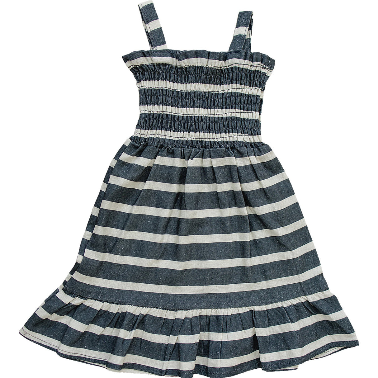Stripe Linen Dress - HoneyBug