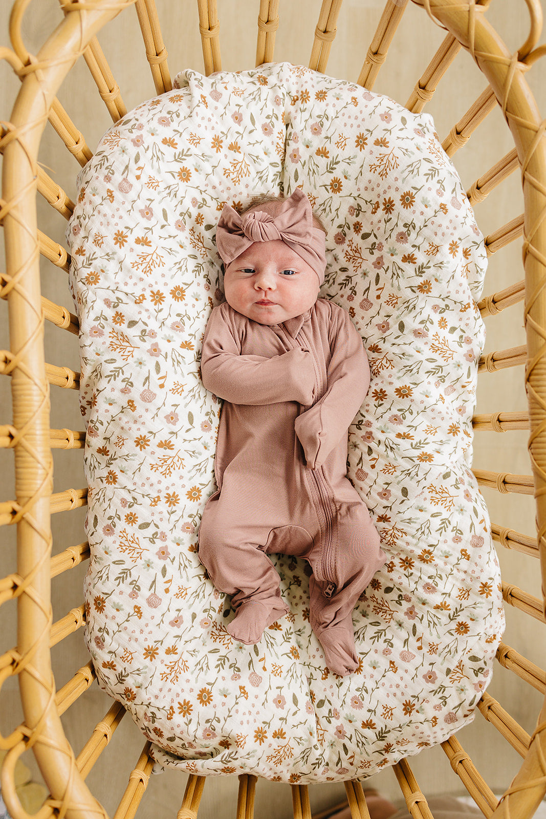 Dusty Rose Bamboo Head Wrap - HoneyBug