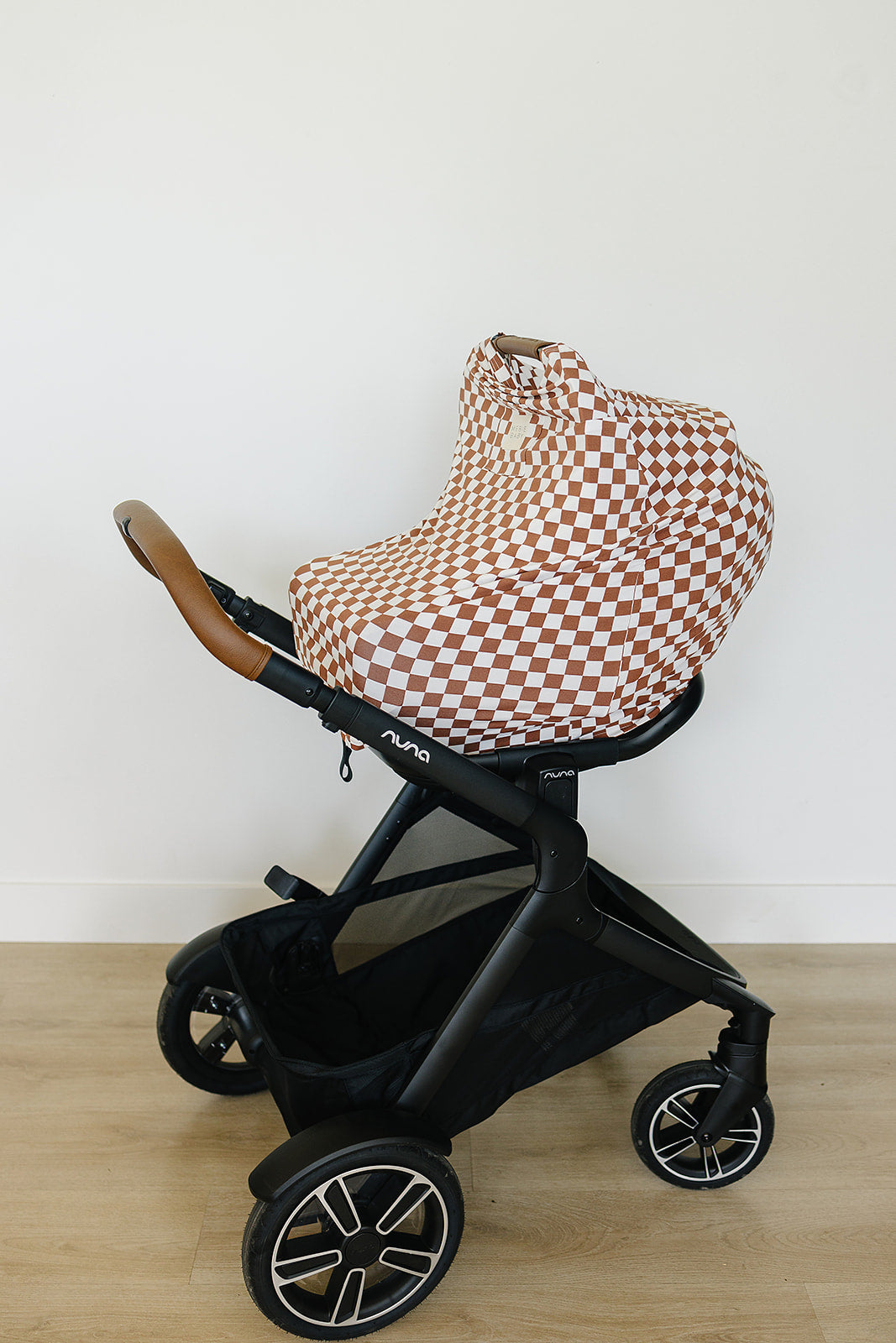 Rust Checkered Bamboo Multi-Use Cover - HoneyBug