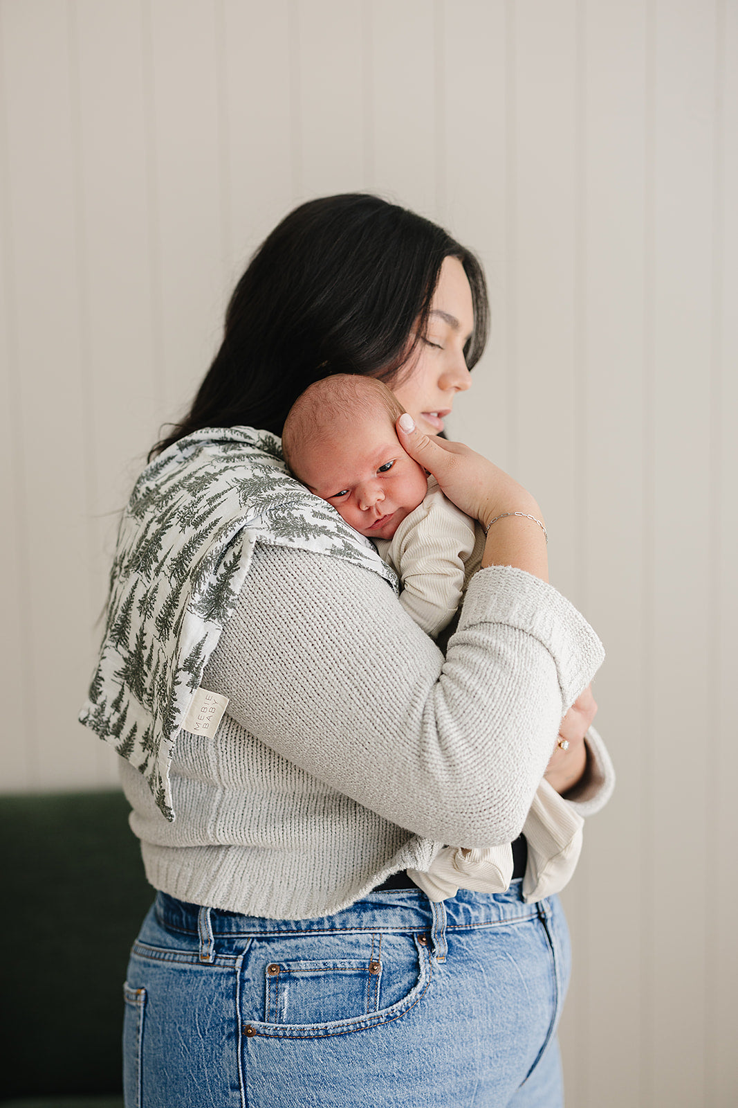 Forrest Muslin Burp Cloth - HoneyBug