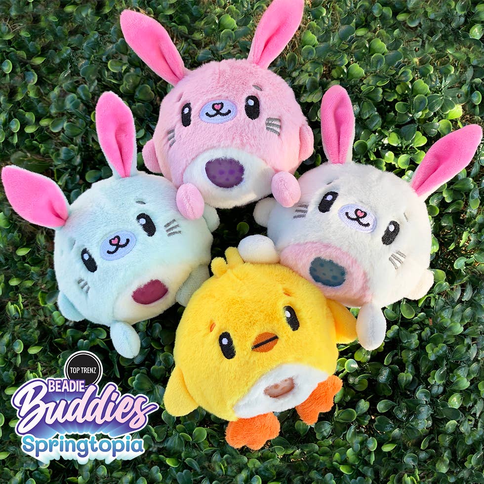 Easter Springtopia Beadie Buddies -Sensory Plush Squishy Toy - HoneyBug