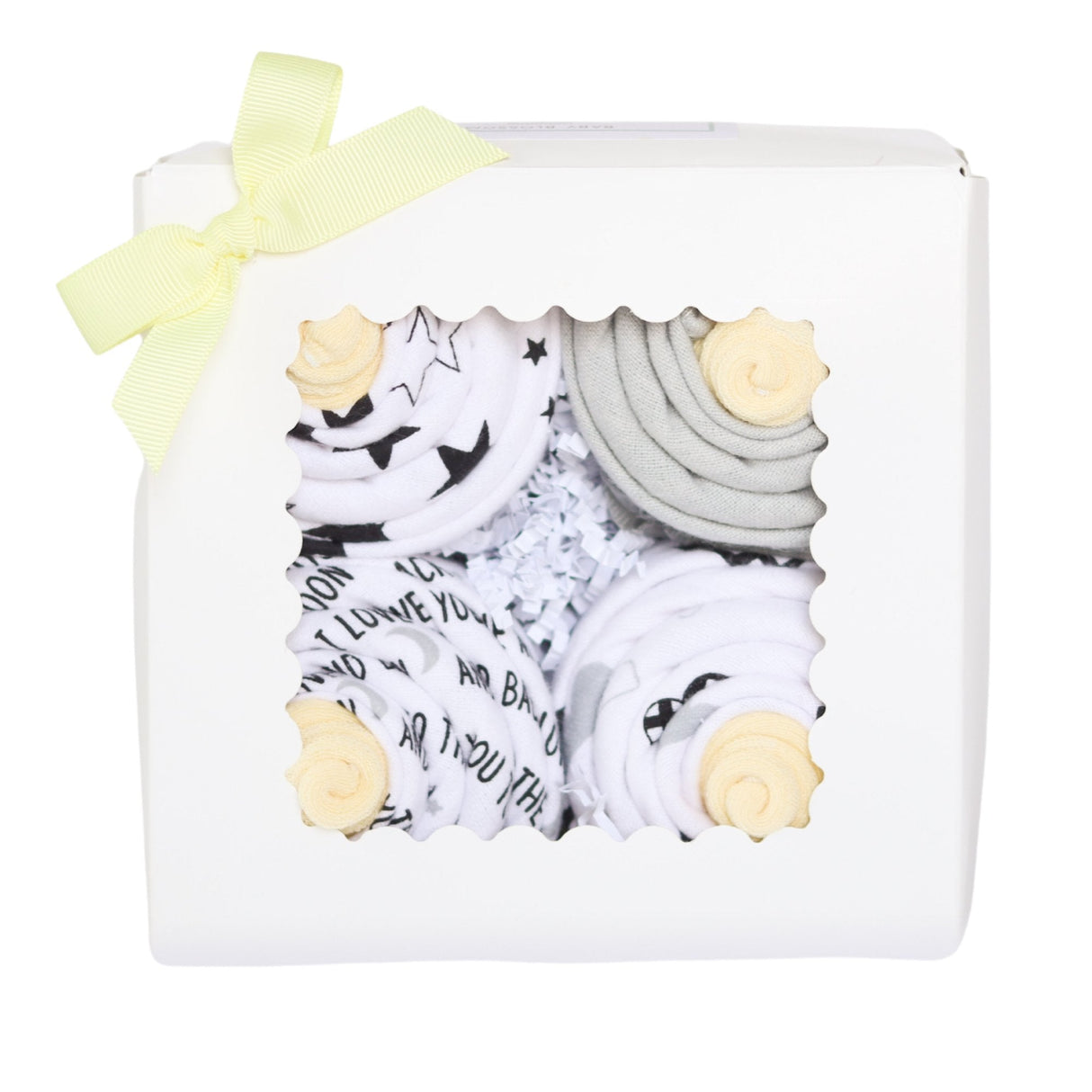 Baby Neutral Cupcake Set - Moon - HoneyBug