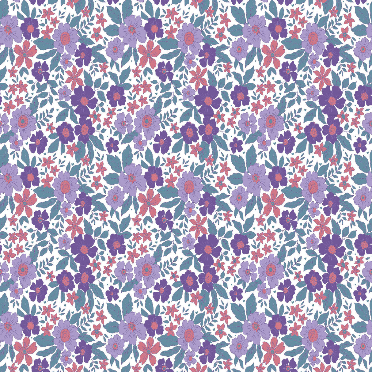 Council Girls' Bubble - Blackberry Floral - HoneyBug