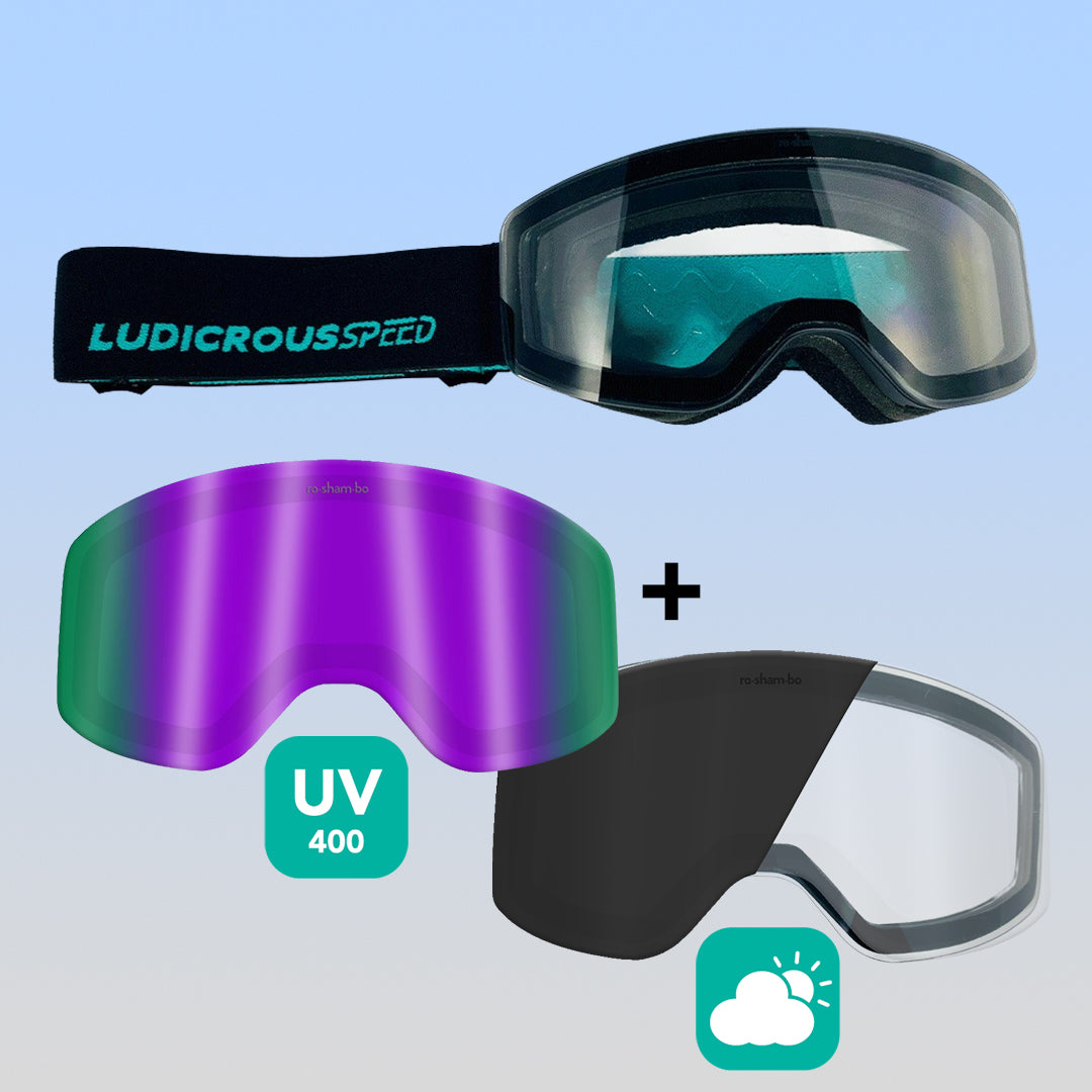 Ludicrous Speed Snow Goggles Set | Youth - HoneyBug