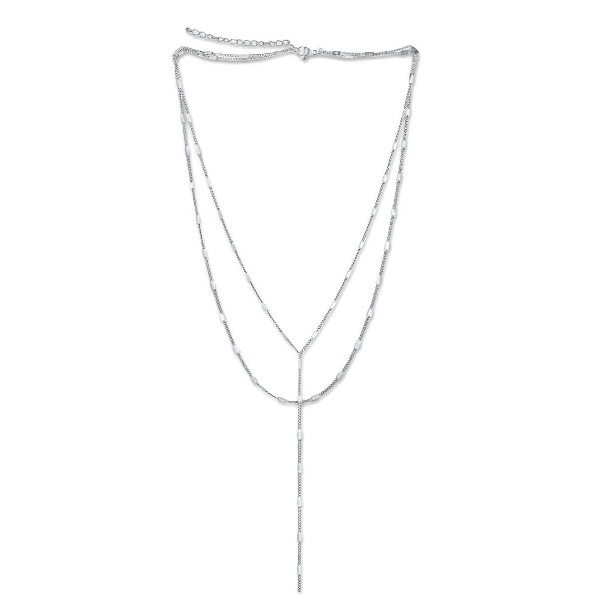 Camilla Dainty Lariat Chain Necklace - HoneyBug