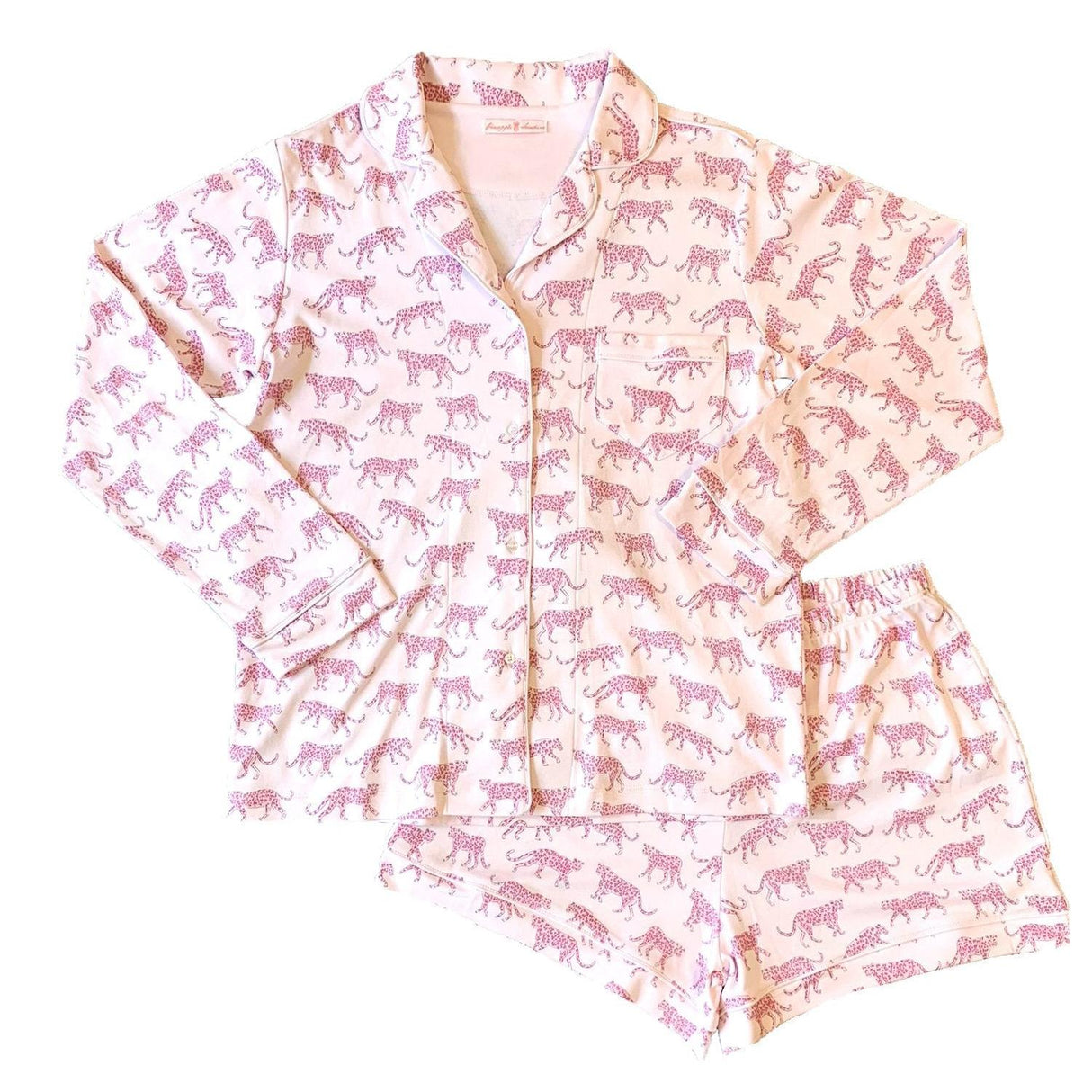 Pink Cheetah Mom Pajamas - HoneyBug