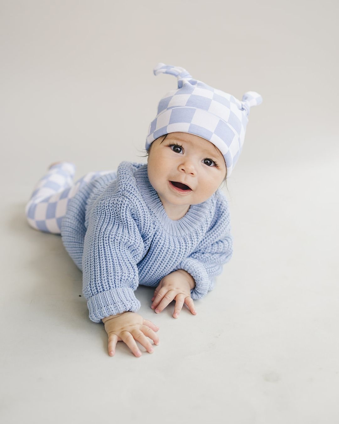 Chunky Knit Sweater | Blue - HoneyBug