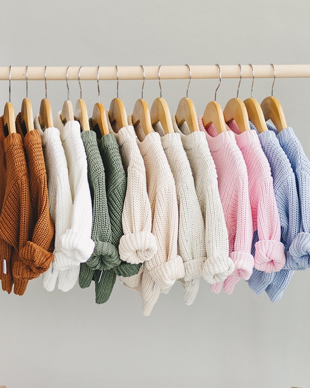 Chunky Knit Sweater | Blue - HoneyBug