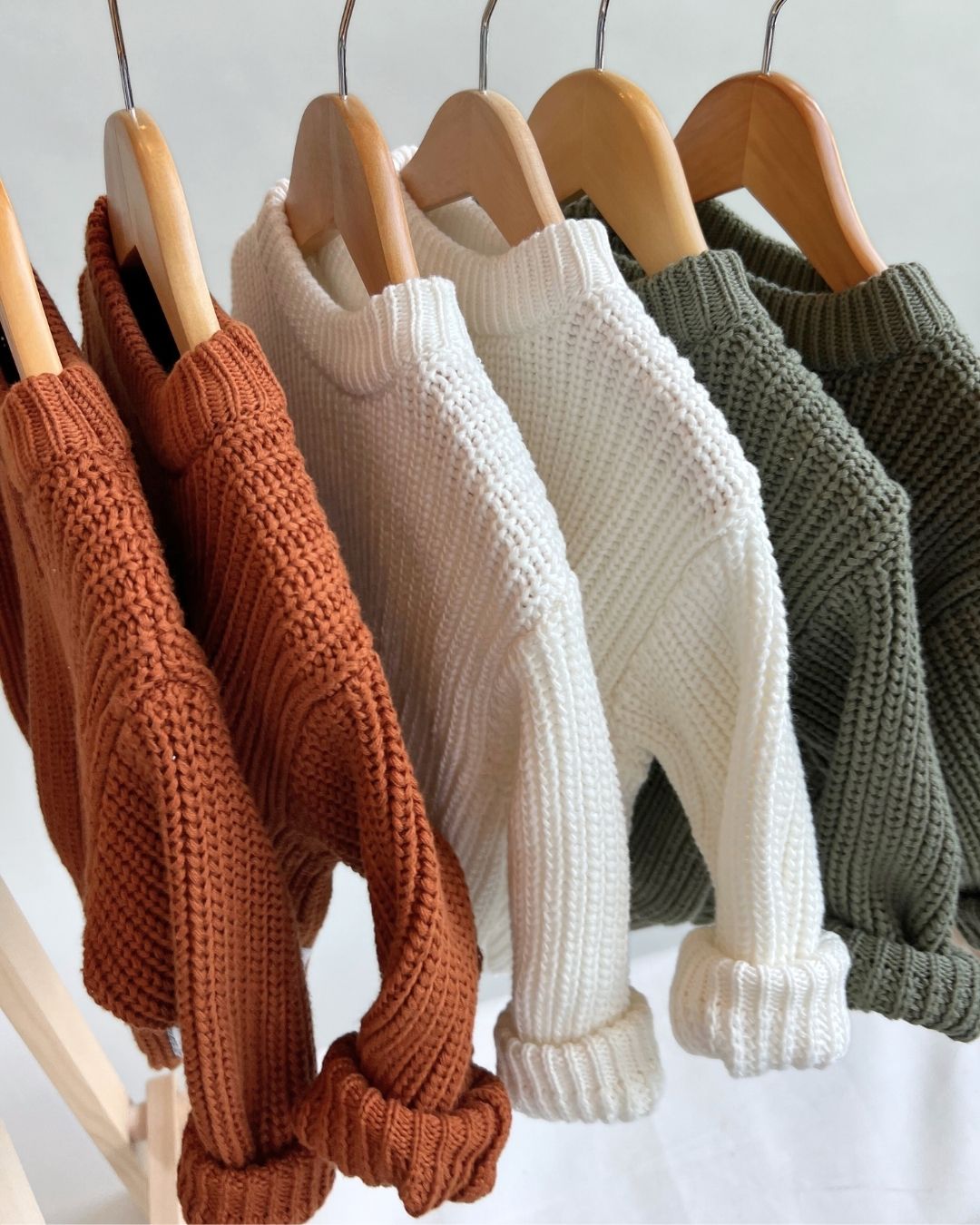 Chunky Knit Sweater | Rust - HoneyBug