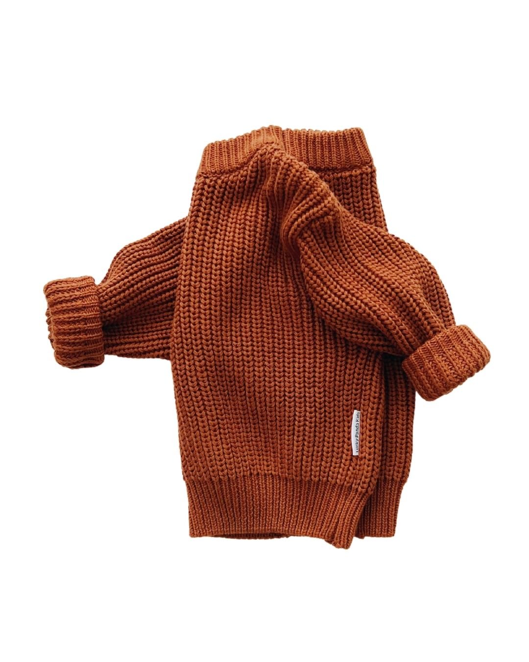 Chunky Knit Sweater | Rust - HoneyBug