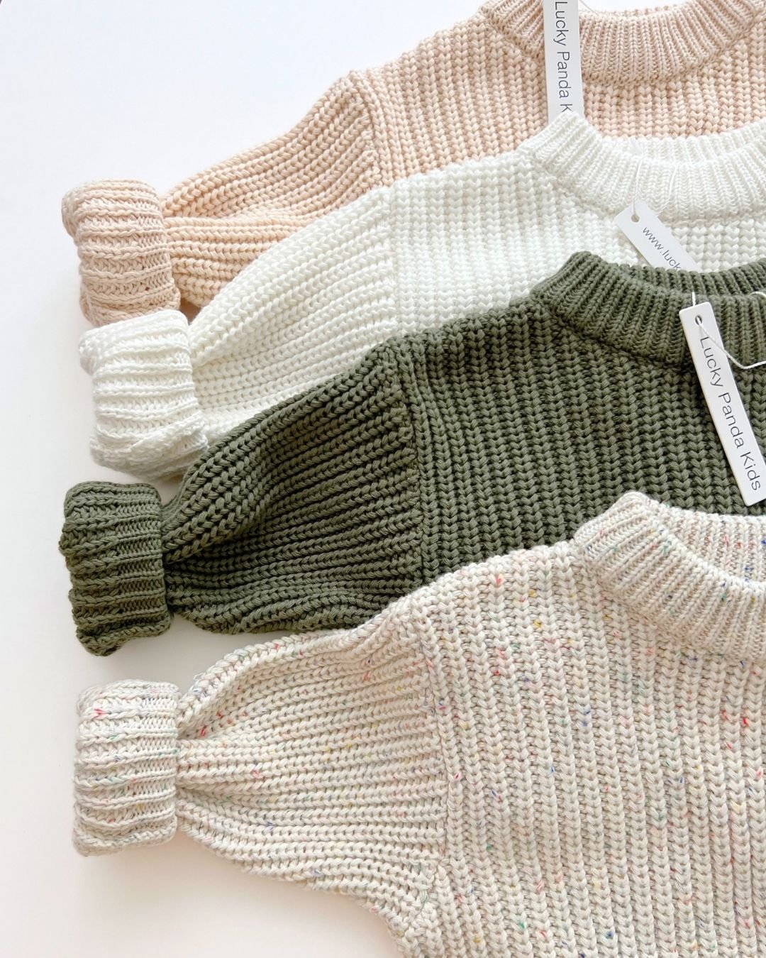Chunky Knit Sweater | Vanilla - HoneyBug