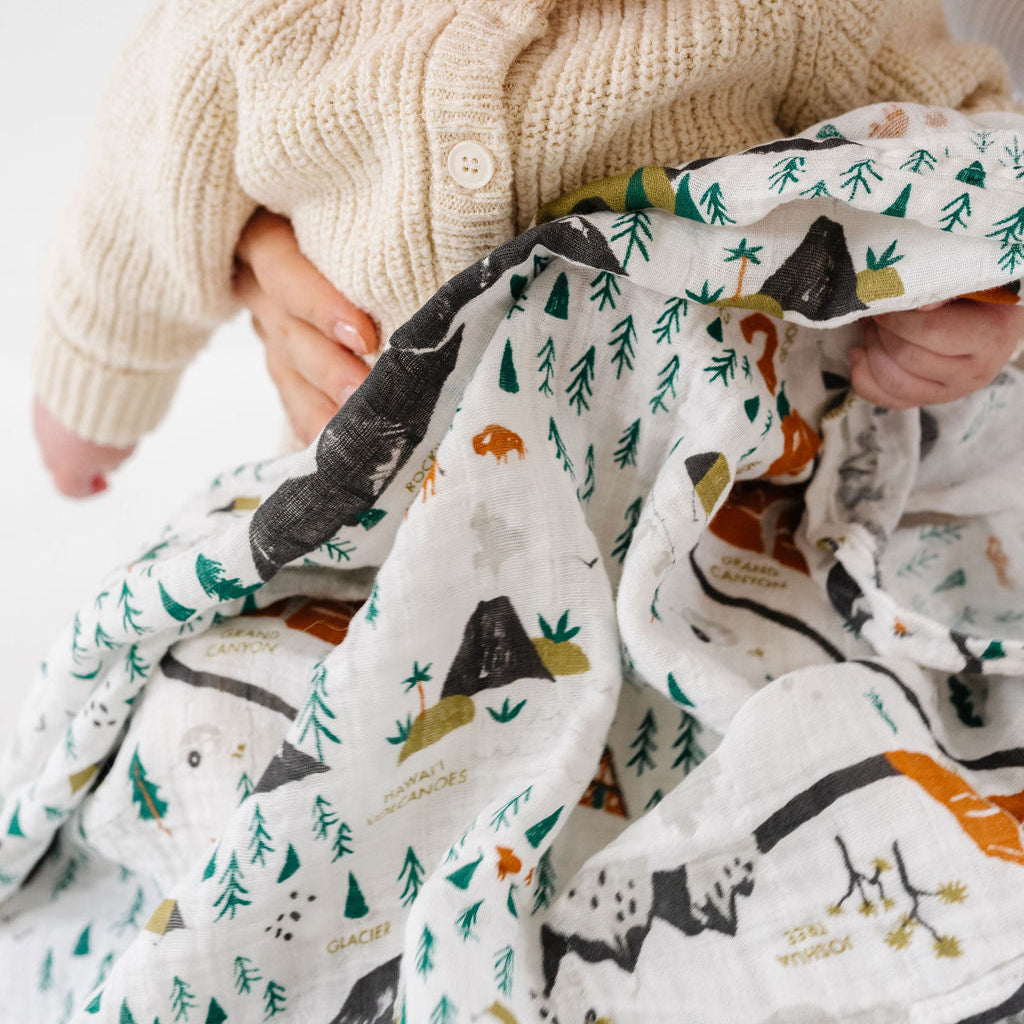 National Parks Swaddle (Mini Pattern)