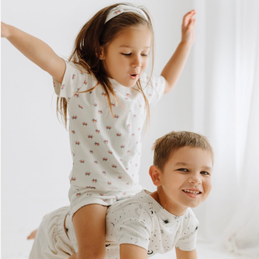 shirt & short set | Crab - HoneyBug