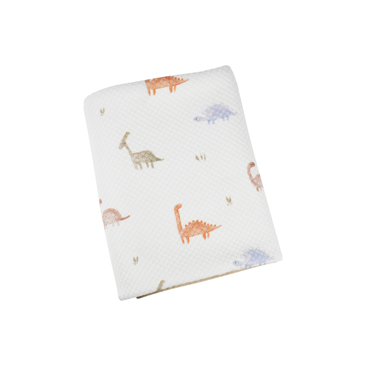 Dinosaur Pattern Printed Knit Blanket - HoneyBug