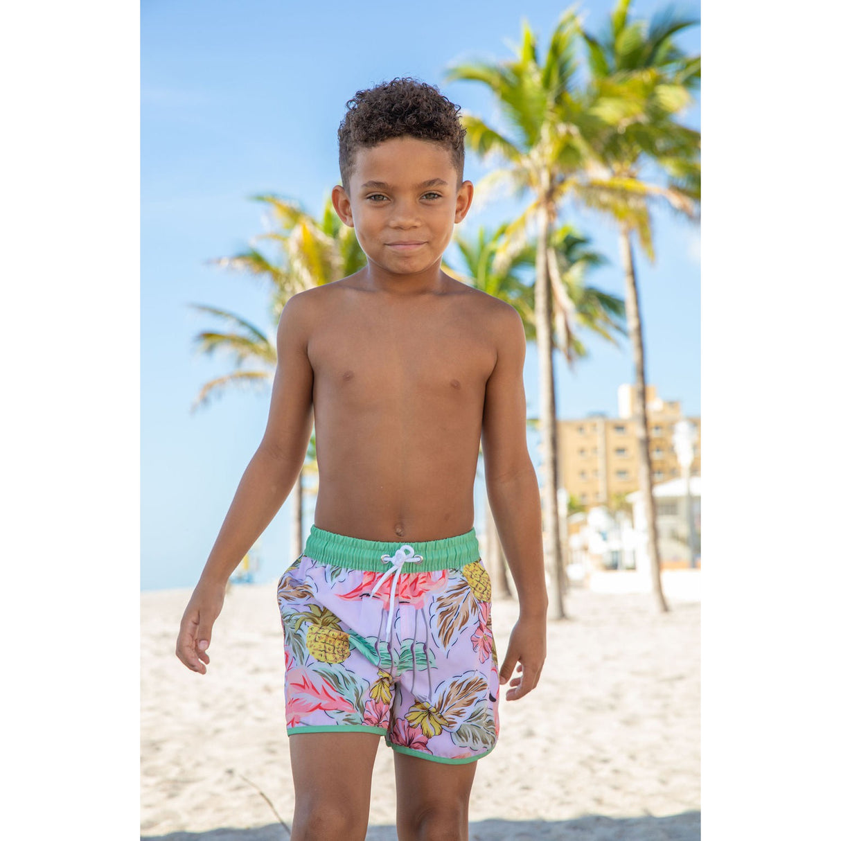 Sea Oak Swim Trunks - HoneyBug