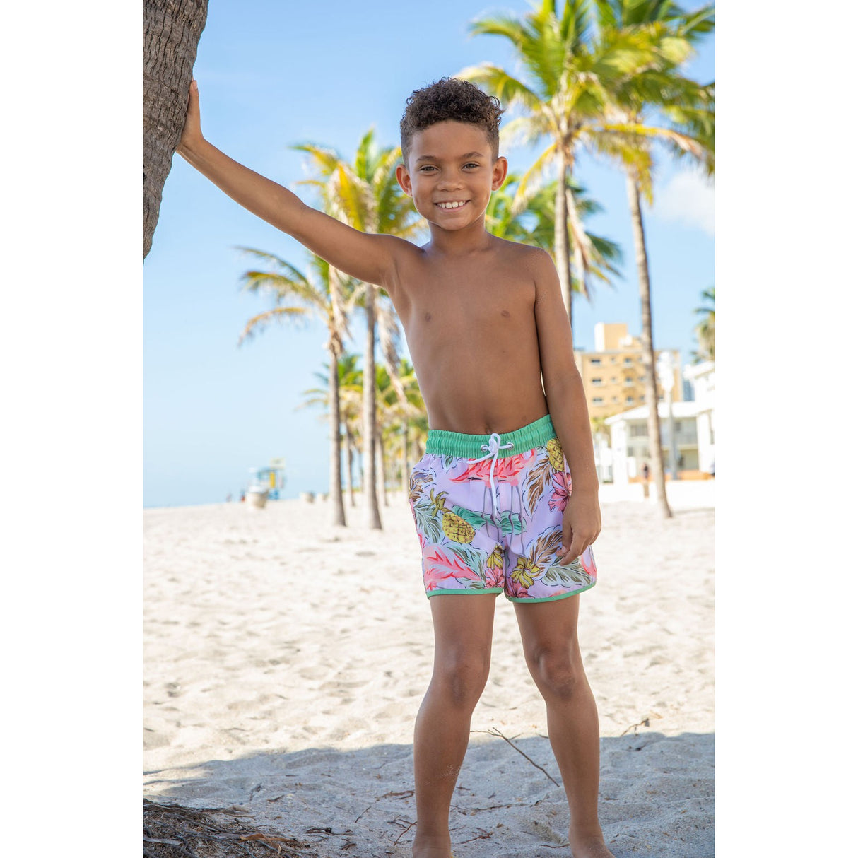 Sea Oak Swim Trunks - HoneyBug