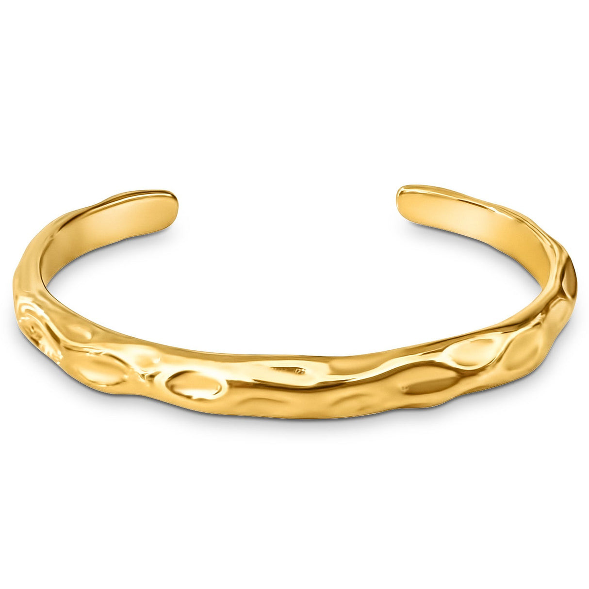 Colby Hammered Cuff Bracelet - HoneyBug