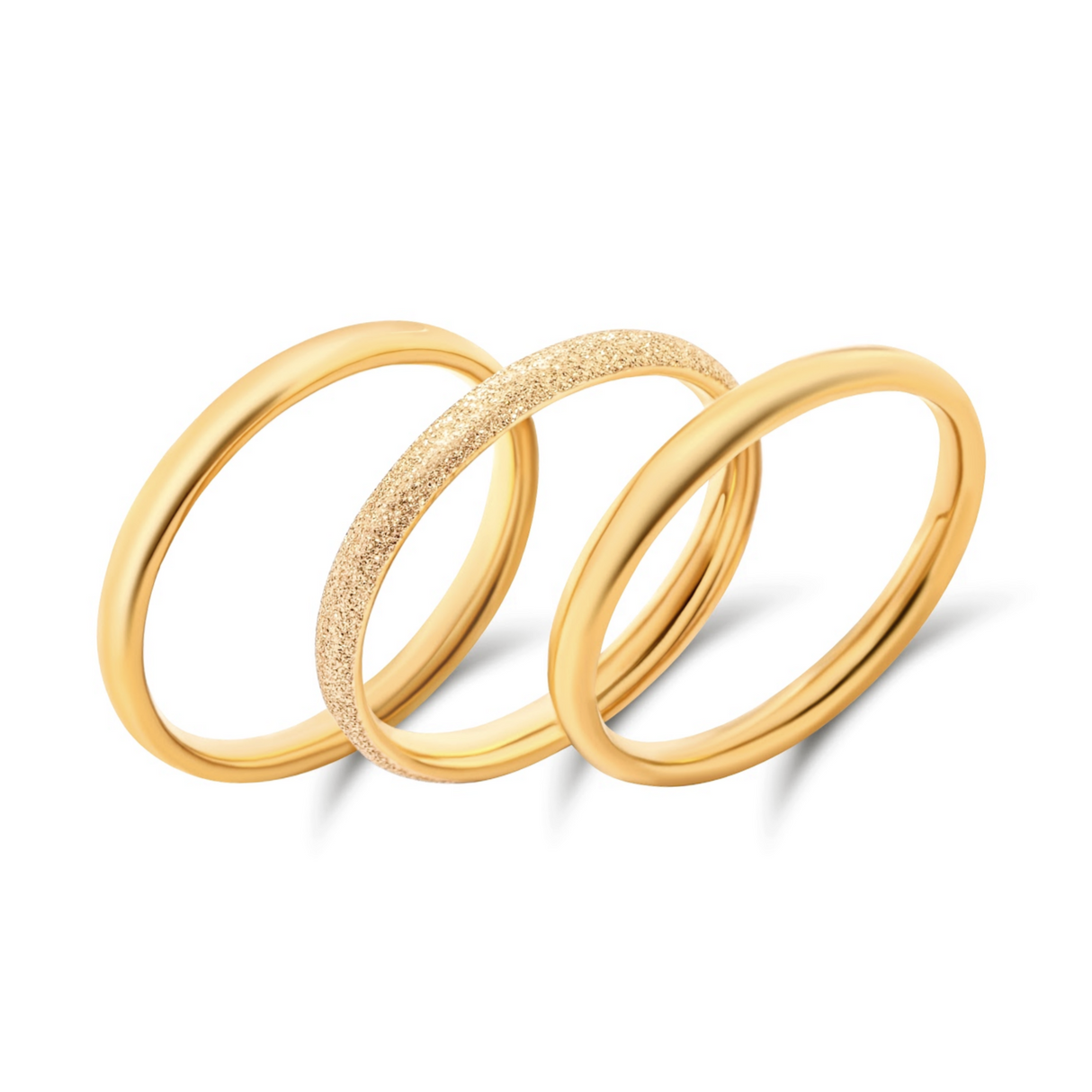 Micah Triple Ring Set - HoneyBug