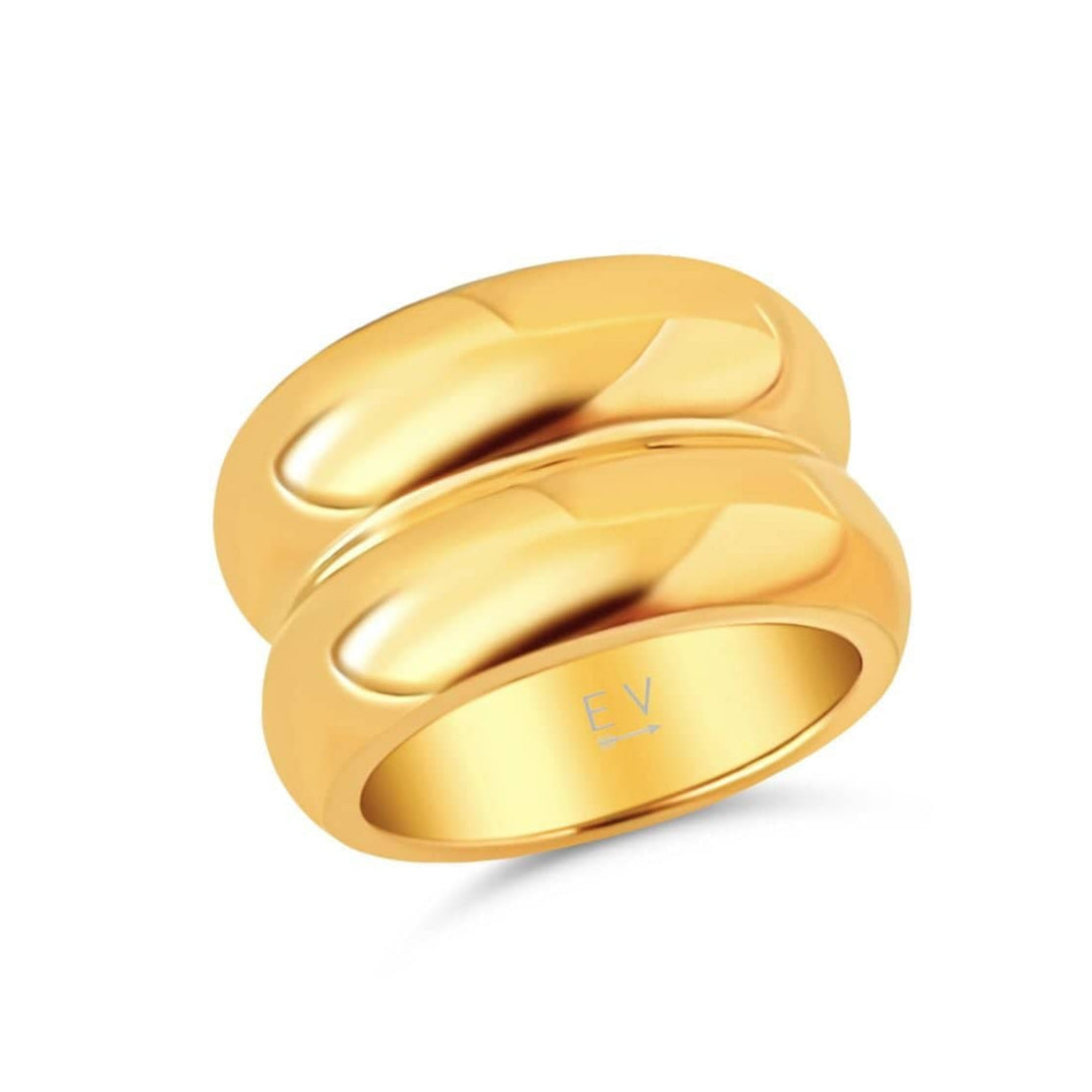 Rhett Double Layered Ring - HoneyBug