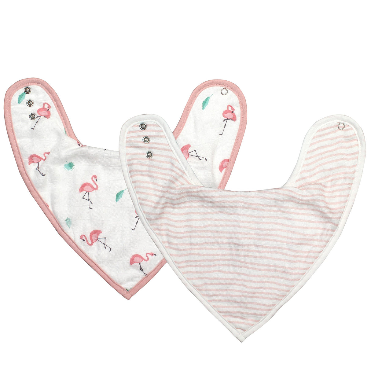 Flamingo Bib Set - HoneyBug