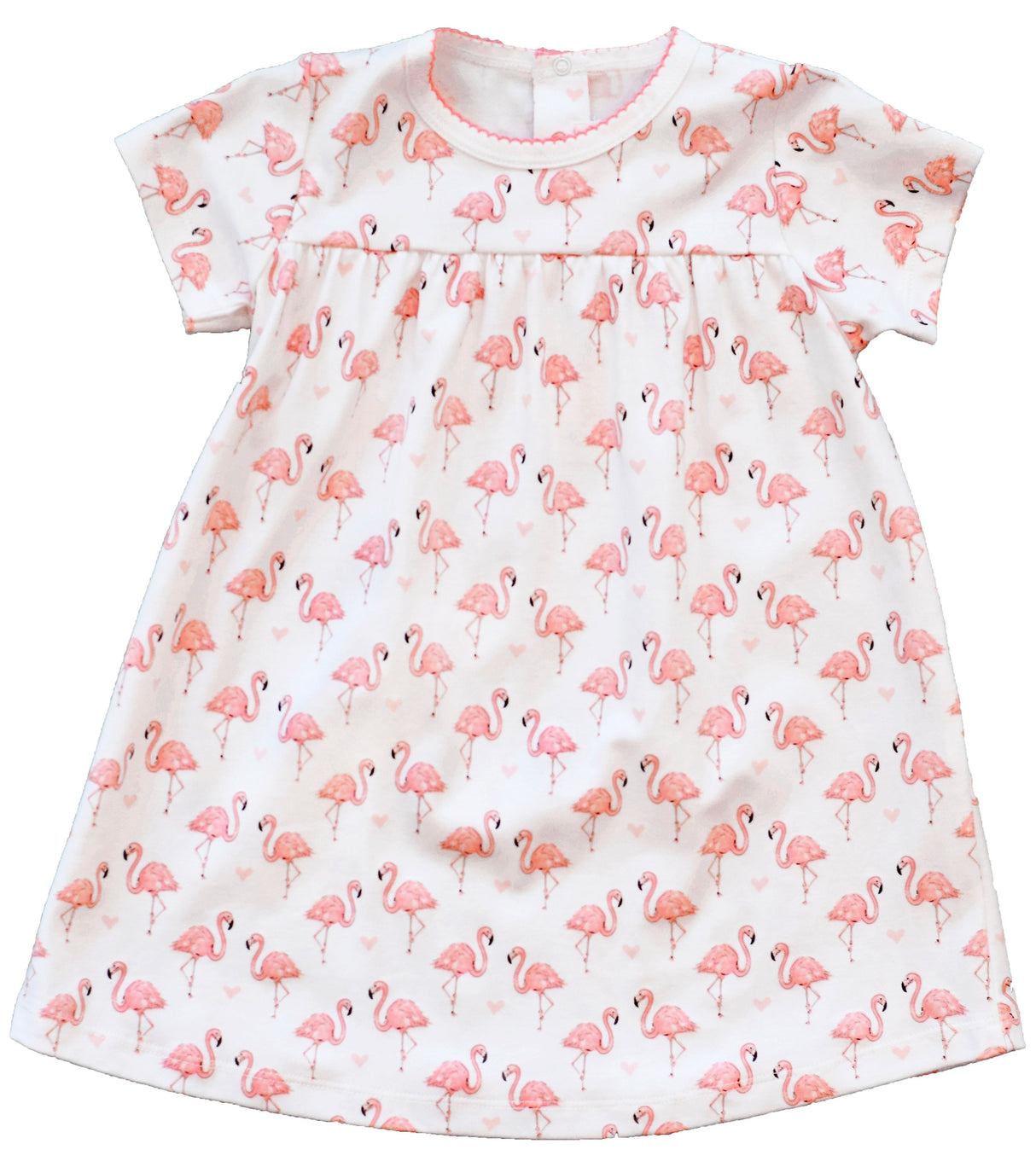 Pink Flamingo Swing Dress - HoneyBug