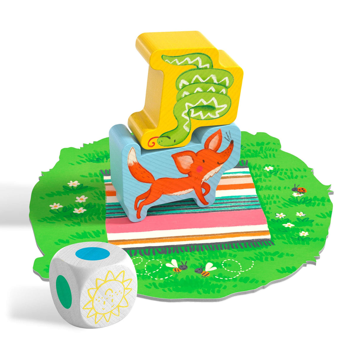 My Very First Games - Animal Upon Animal Junior - HoneyBug