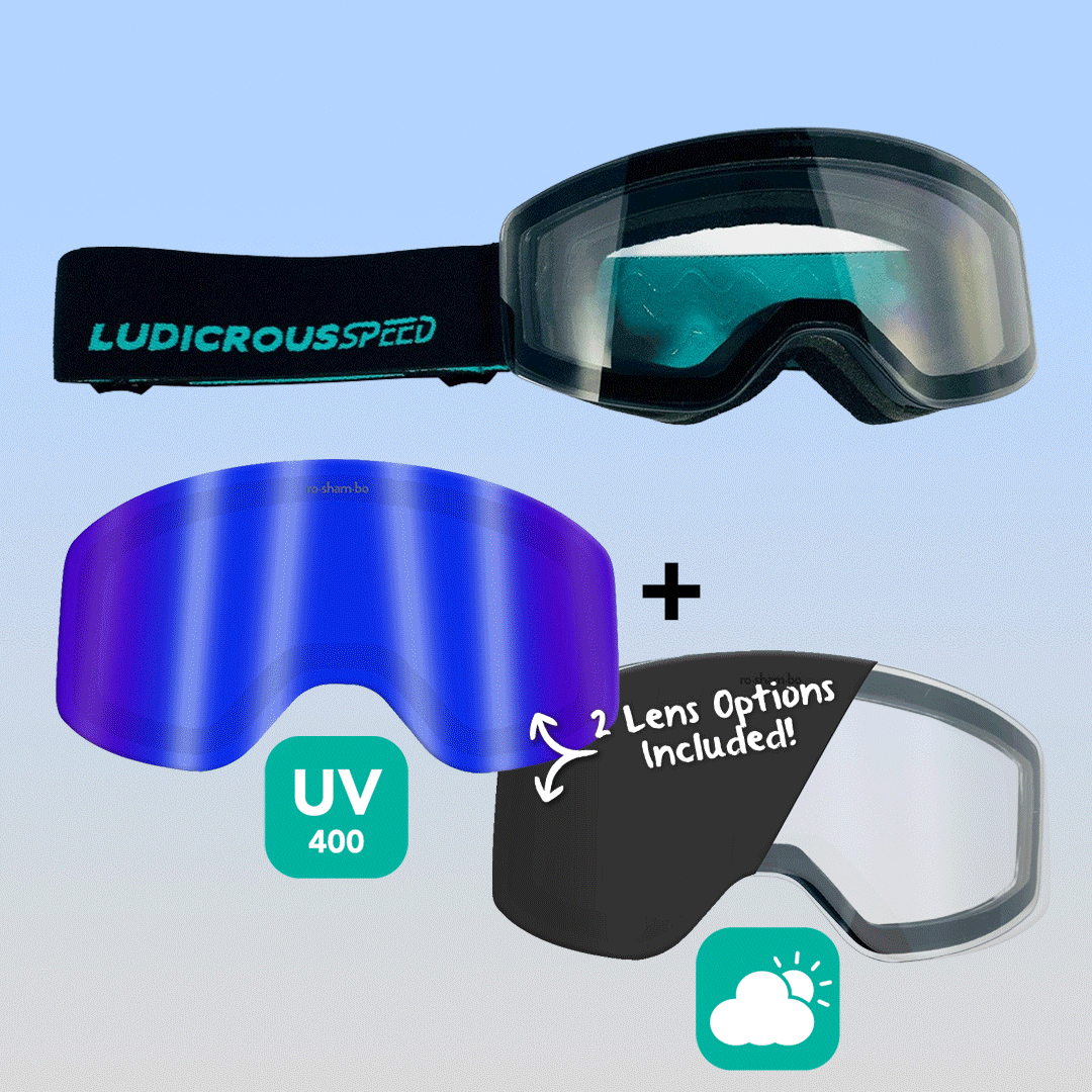 Ludicrous Speed Snow Goggles Set | Youth - HoneyBug
