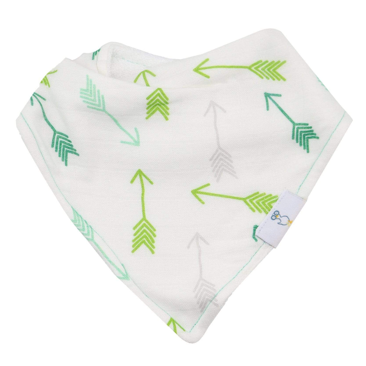 Brother and Arrows 2 Pack Muslin & Terry Cloth Bib Set - HoneyBug