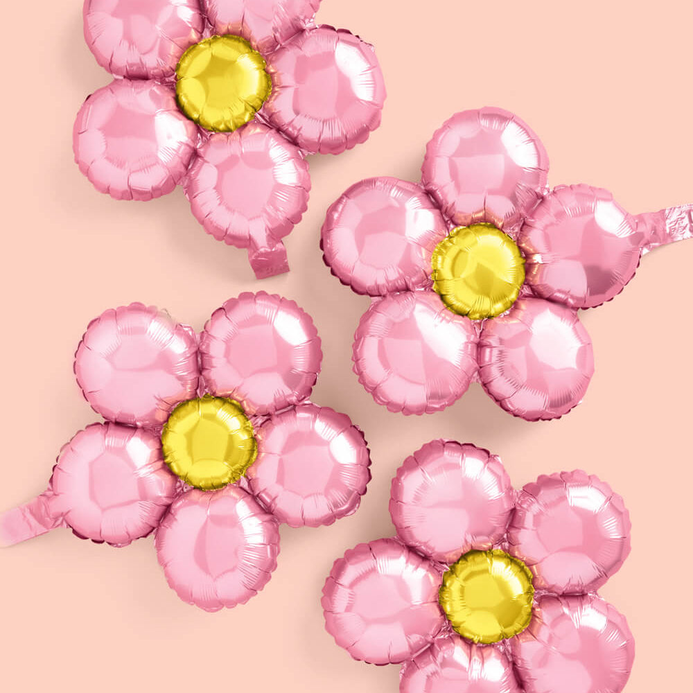 Flower Power Balloon - 4 Flower Balloons