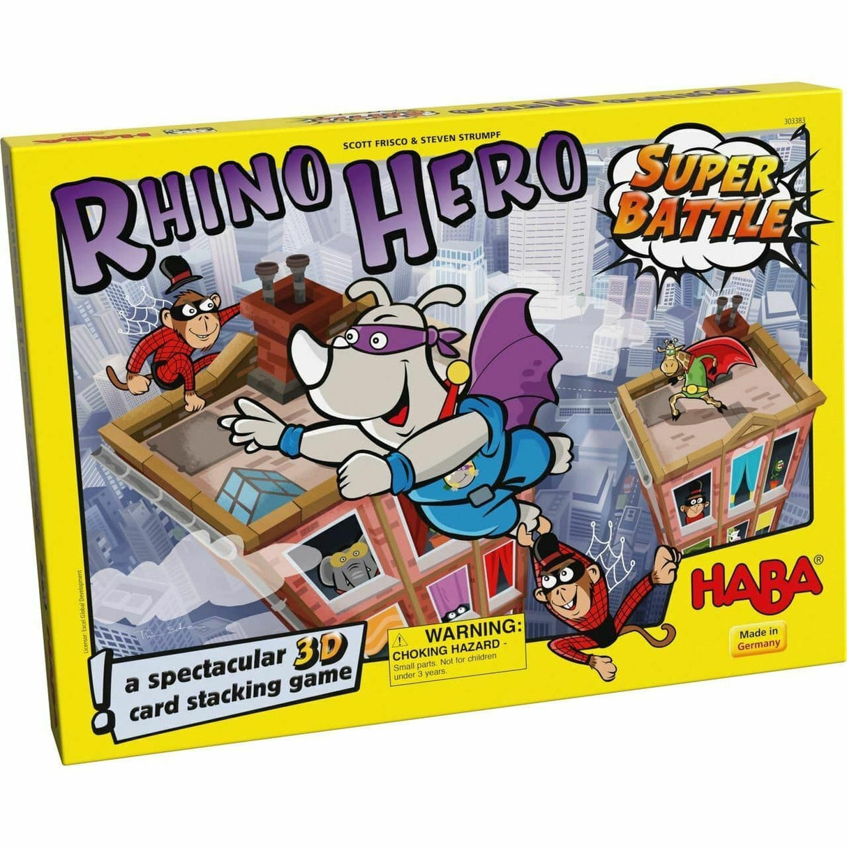 Rhino Hero - Super Battle Stacking Game - HoneyBug