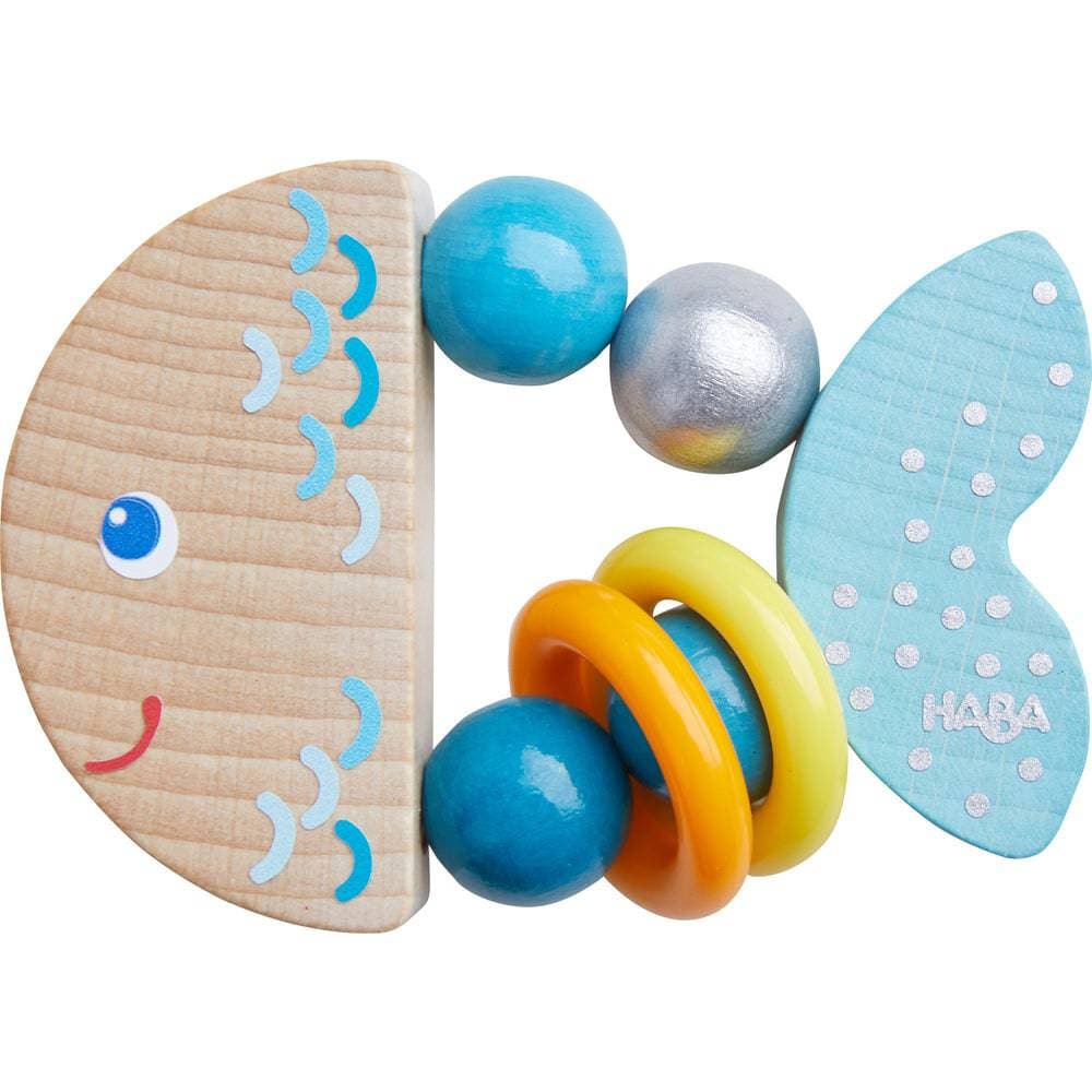 Rattlefish Wooden Baby Rattle - HoneyBug