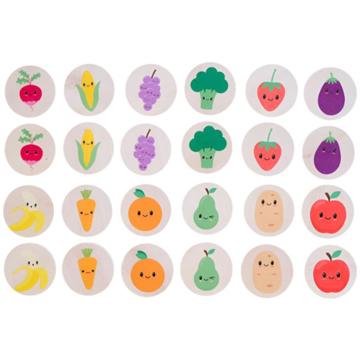 Happy Farmer's Market Matching Tiles - HoneyBug