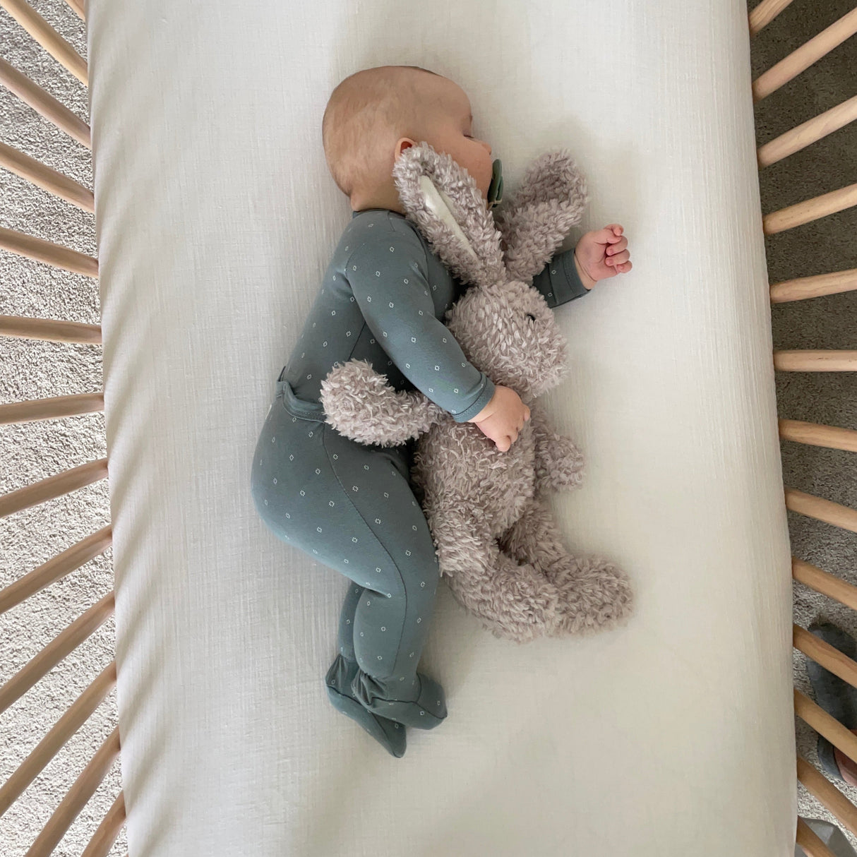 Crib Sheet Set - Solid White - HoneyBug