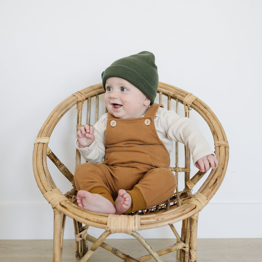 Green Mebie Baby Beanie - HoneyBug