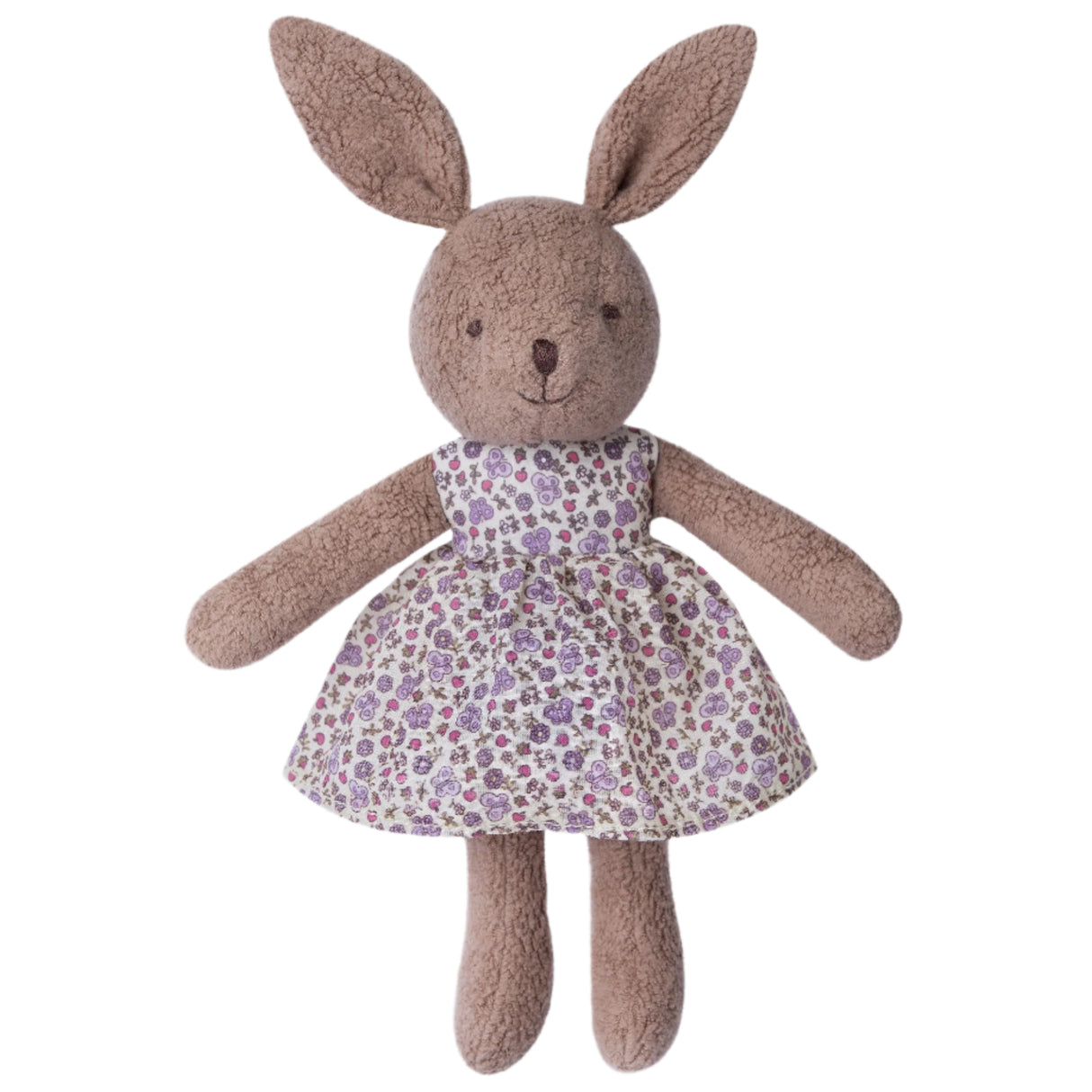 Little Bunny Plush - Cocoa Brown Vintage Floral - HoneyBug