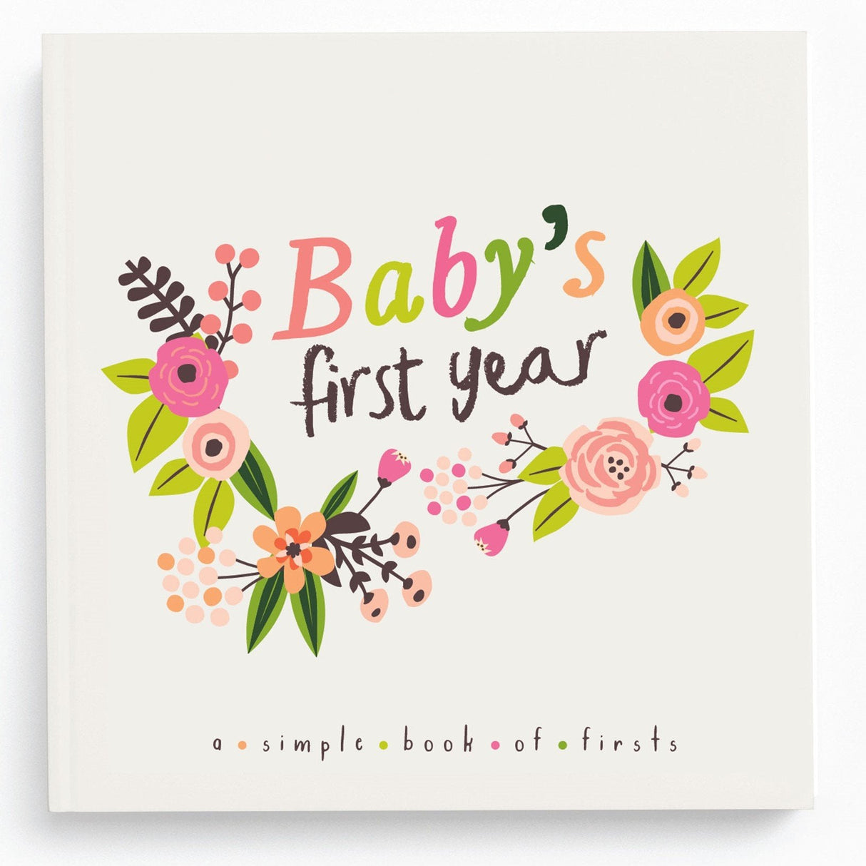 Little Rainbow Memory Baby Book - HoneyBug