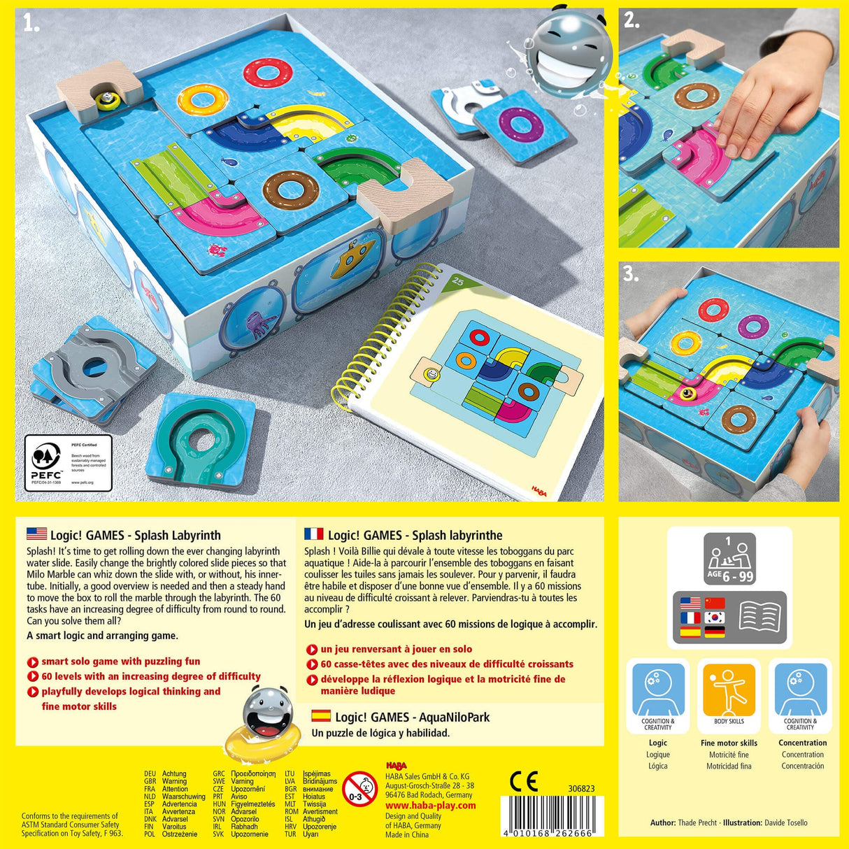 Logic! GAMES: Splash Labyrinth - HoneyBug