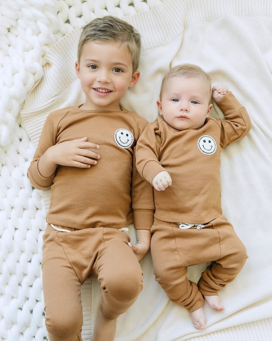 Lounge Set | Smiley Brown - HoneyBug