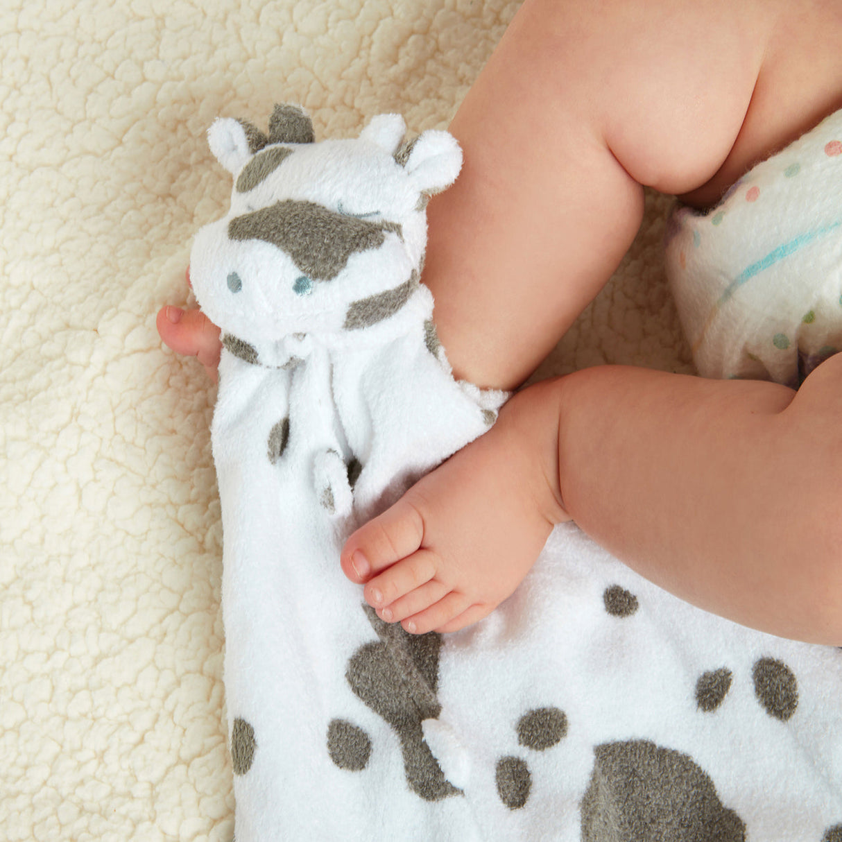 Lovie Blankie - Cow - HoneyBug