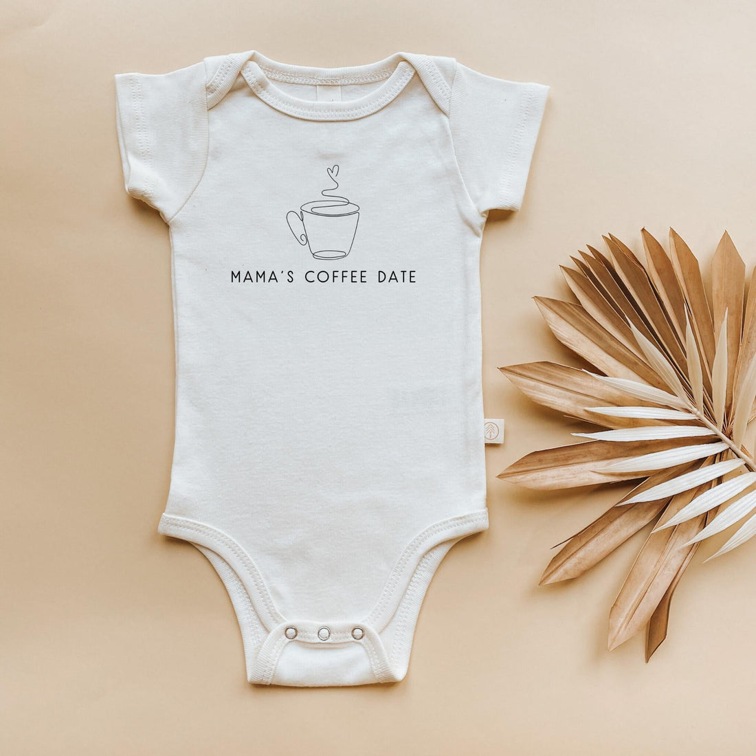 Mama's Coffee Date - Organic Cotton Bodysuit - HoneyBug